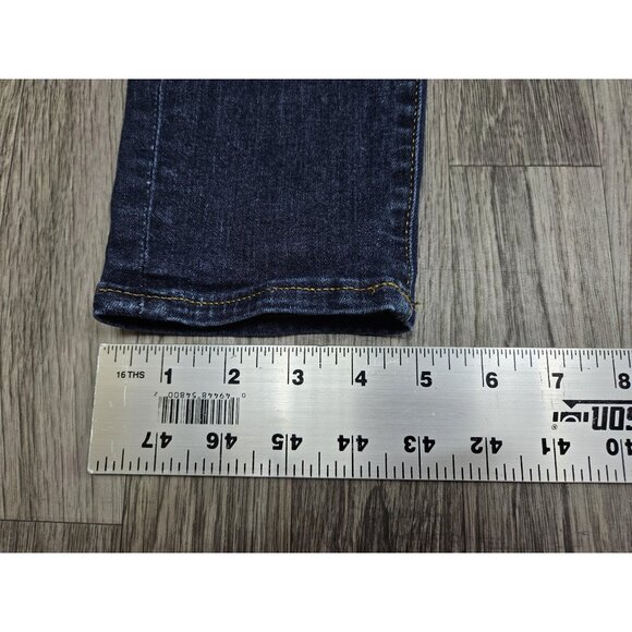 (3/$35) LOFT Jeans Womens 2 / 26 Blue Skinny Stretch Denim High Rise Skinny - Picture 11 of 11